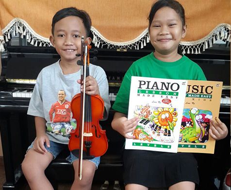 murid biola piano